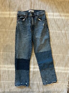 Abercrombie & Fitch Patchwork Denim Jeans